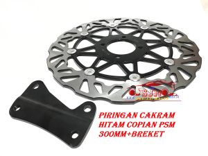 IRINGAN DEPAN LEBAR MX NEW MX LAMA-JUPITER ZZ JUPITER Z1-VEGA R NEW-VEGA ZR DISK CAKRAM BESAR PLUS BREKET 300MM COPIAN PSM RCB DAYTONA KTC TDR MOS