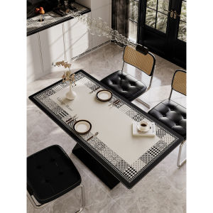 Taplak Meja Makan Motif Elegan Waterproof/Alas Meja Anti Air/Taplak Meja Tamu/Taplak Meja Aestetic