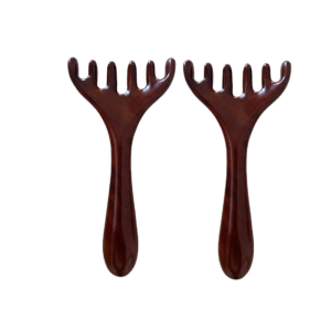 Sandalwood Meridian Massage Comb Head and Shoulder Soothing Massager