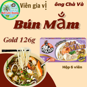[COMBO 5 HỘP 126GR] VIÊN GIA VỊ BÚN MẮM GOLD ÔNG CHÀ VÀ