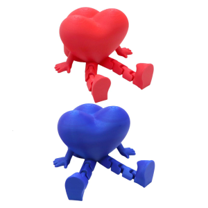 3D Printed Heart Trailer Hitch Cover Red Plastic Accessory Easy Installation Tow Hitch Cover For Car SUVs Trucks
