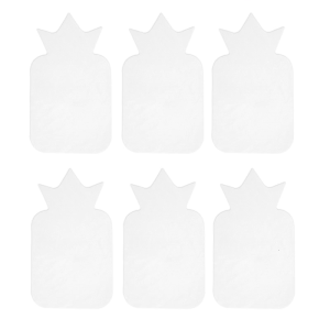 6 Pcs Crown Shape Back Absorbent Sheets Breathable Back Sweat Pads Easily Absorb Sweat for Kids Indoor Outdoor Use