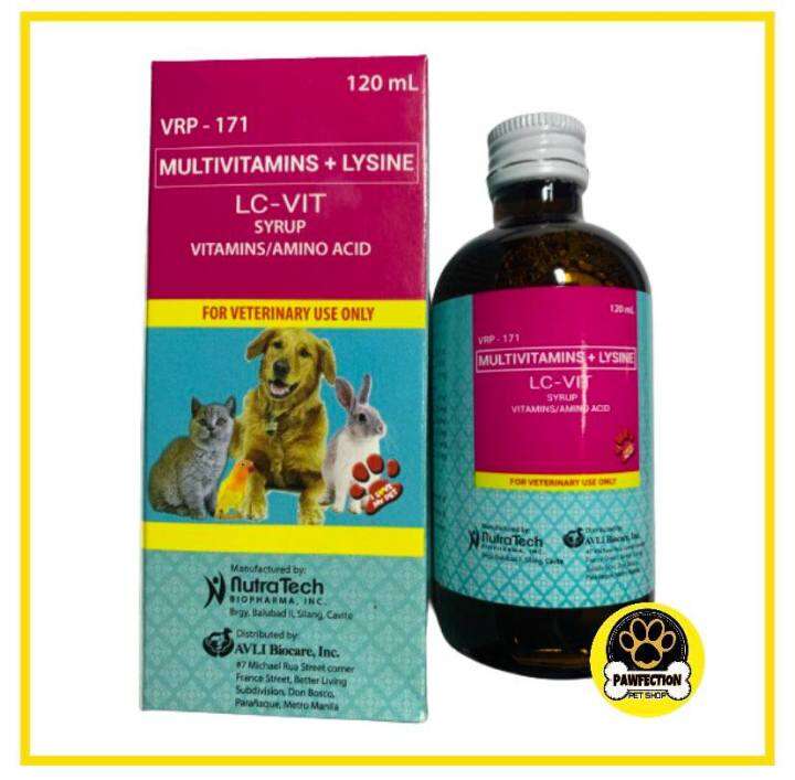 LC Vit Multivitamins Syrup for dogs and cats (120ml) | Lazada PH