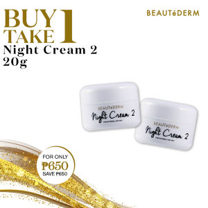 Beautederm Night Cream 2 20g Promo Buy 1 Take 1 Night Moisturizer Hydrating Glow Smooth Clear Skin