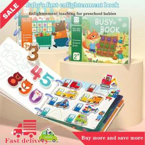 [COD] Từ Sticker bận rộn cuốn sách cho bé giác ngộ cuốn sách Montessori đồ chơi hoạt động sách cho trẻ mới biết đi