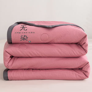 SUNLIGHT HOME Soy Fiber Summer QuiltBreathable Multi-size Summer ComforterWashable Quilt-for-Air-Conditioning 6 Colors