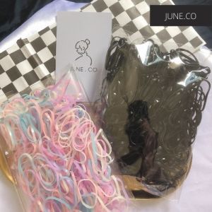 Ready Stocks 200pcs Free 100pcs Getah Rambut Perempuan Getah Rambut Murah Ikat Rambut Wanita Ikat Rambut Perempuan Girls Kids Hair Band Hair Accessories Hair Tie Hair Rubber Band Ikat Rambut Murah 绑头发 头绳 塑胶圈 Free Shipping