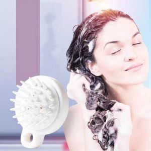 Silicone Head Body Scalp Massage Brush Shampoo Brush Hair Washing Comb
