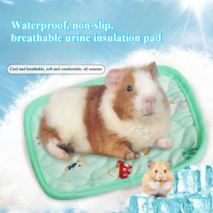 Guinea Pig Cage Mat Waterproof Rabbit House Urine Pad Breathable Hamster Cage Urine Cushion for Chinchilla Rat Ferret Hedgehog