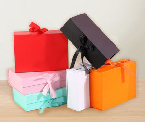Folding gift box 6 color present packaging box / 礼物盒 礼品盒 6色折叠包装礼盒 / Kotak hadiah