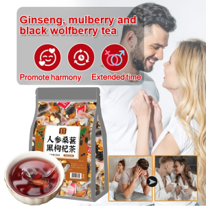 Ginseng Five Treasure Tea Health Kidney Tea Lycium Chinense Ginseng Tea Triangle Tea Bag for Men& Women