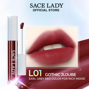 SACE LADY Lip Tint Mask-proof&Water-proof Matte Lipstick Lightweight Non-stick cup Lip Makeup