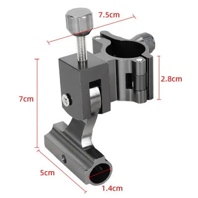Bộ 4 pat gắn ghế câu đài săn hàng cao cấp (Pat gác cần pat rọng pat khay mồi pat đa năng gắn ô gác cần...)