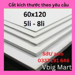 (Siêu Siêu RẺ) Bìa mô hình - 60x120cm 5mm & 8mm (Bìa làm handmade Formex 8li 5li  Fomex 8ly 5ly Fomic)