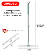 HOMEKING | Magic Silicone Broom 180°Degree Rotatable Silicone Floor Scraper Dual-Use Home Bathroom Magic Wiper Floor Sweep Penyapu Silikon硅胶扫把 Magic Silicone Broom/Dual-Use180°Degree Rotatable Silicone Floor Scraper Home Bathroom Magic Wiper Floor Sweep