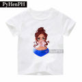 2025 New Year Spring Festival Melanin Black Girl T-shirt  Musim Panas Pakaian Kanak-kanak Personaliti Afrika Gadis Cetakan Bunga Kanak-Kanak T Baju  COD. 