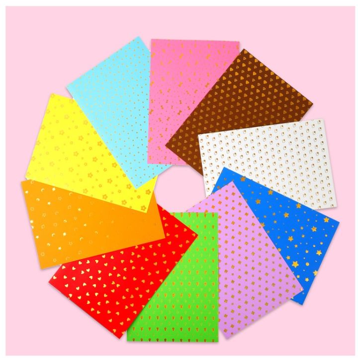 ZA108 A4 GOLD HOT STAMP Card Cardboard 10 Sheets A4 Gold Hotstamping ...