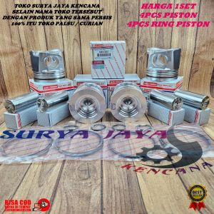 PISTON SET DAN RING PISTON STD STANDAR 1SET KOMPLIT PS125 EURO 4 CANTER EURO PART MOBIL