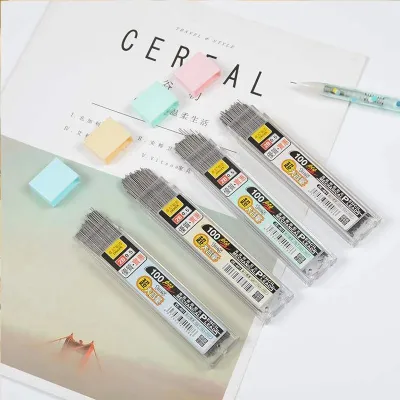 1PC Metal Mechanical Pencil HB 0.5/0.7 Simple Automatic Pen Press Pen School Supplies