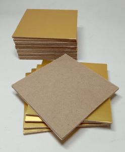 Uk 18cm Cake Board Gold Tatakan Alas Kue Tart Premium Isi 6 Pcs