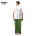 Sarung Pohon Korma Classic Motif Salur Hijau. 