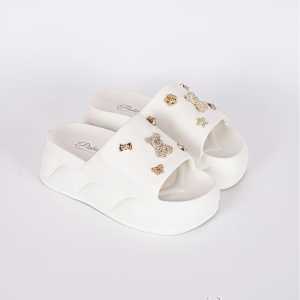 Sandal Selop Wanita Wedges Hak Tinggi LYODRA Kekinian / Sandal Selop Wanita Eva Korea Style Terbaru