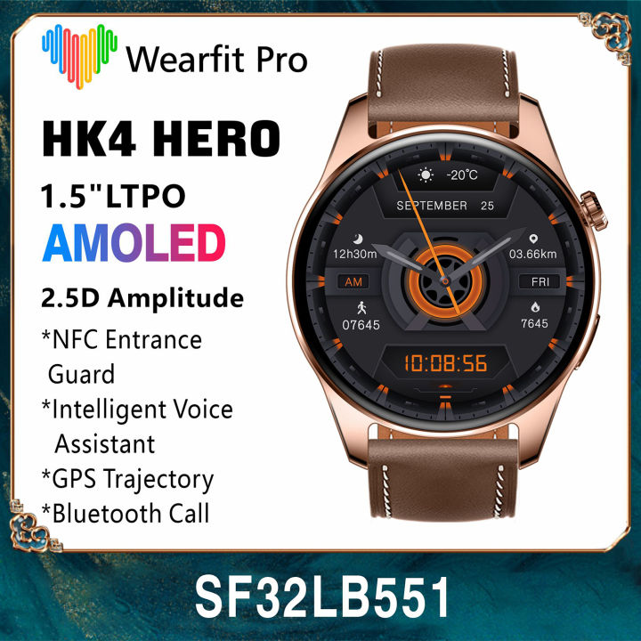 2024 ใหม่ HK4 Hero สมาร์ทนาฬิกาผู้ชาย LTPO หน้าจอ Amoled