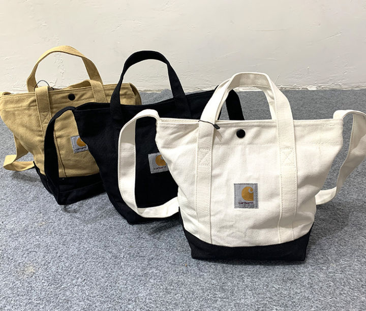 Carhartt WIP Canvas Small Tote Bag Canvas Tote Bag Carhart Cross body Bag