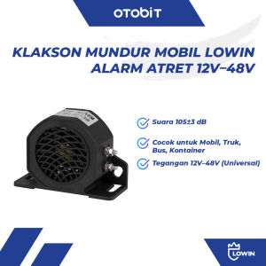 Klakson Atret Alarm Mundur Mobil LOWIN l Back Horn Klakson Mundur Truck Bus Dsb 12V-48V