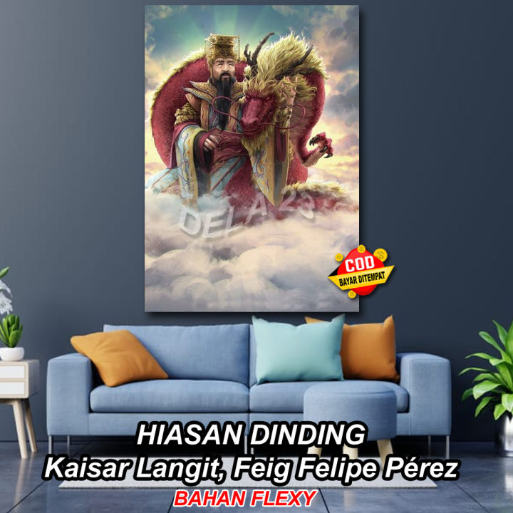 Poster Dekoratif Kaisar Langit Feig Felipe Perez - Gaya Internasional Tanpa Bingkai - Bisa COD