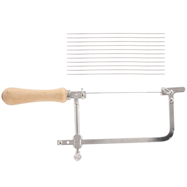 Coping Fream Coping Saw Steel Frame and 12 Pcs Diameter 1Mm Wire Saw, Accurate ...