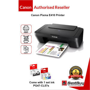 Canon Pixma E410 All In One Ink Efficient Printer - Print/Scan/Copy