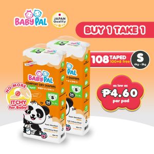 BabyPal Buy 1 Take 1 Comfort Dry Diaper for Baby Taped Newborn - Large Baby Needs Collection