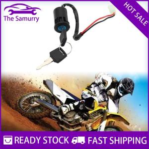 Samurry ✨Hot Sale✨ ATV Ignition Key Switch Universal 2 Wires Ignition Keys Start Switch Lock Key