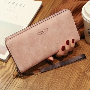 Yoohui BB005 DOMPET WANITA PREMIUM PINK KULIT PANJANG IMPORT KOREA MURAH FASHION