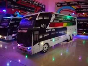 miniatur bis bus kids panda full musik dan lampu