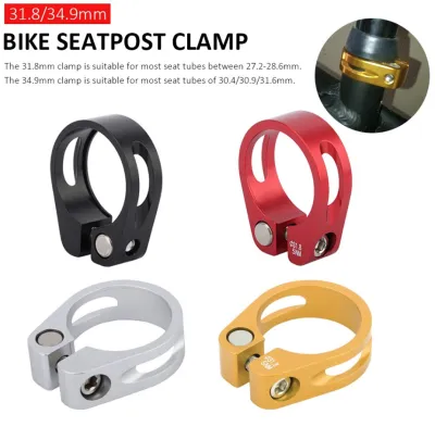Seatpost MTB Bicycle Seatpost Clamp Fixed Gear Bike Seat Tube Clip Quick Release Bike Accesories