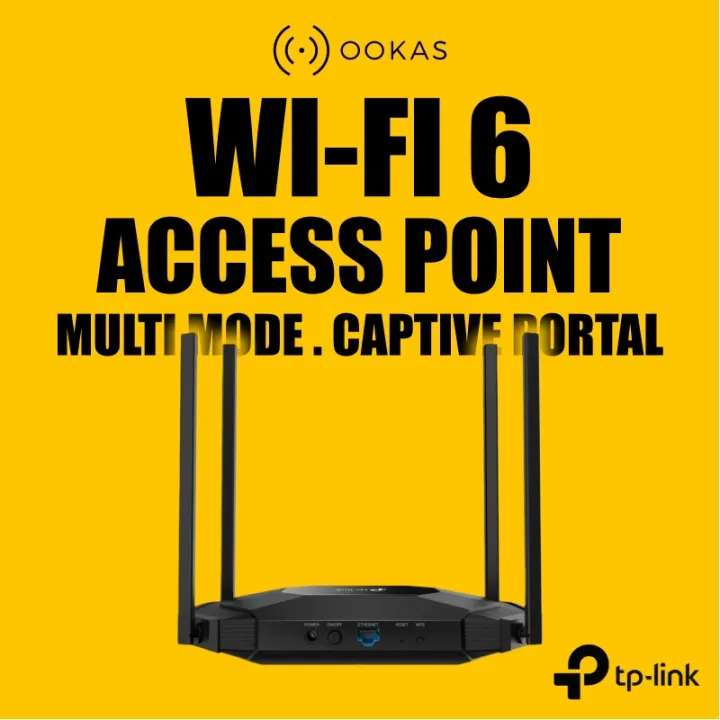 TP-Link TL-WA3001 AX3000 Gigabit WiFi 6 & WiFi 5 Access Point / TL-WA1801 AX1800 / TL-WA1201 AC1200 | PoE | Captive Portal