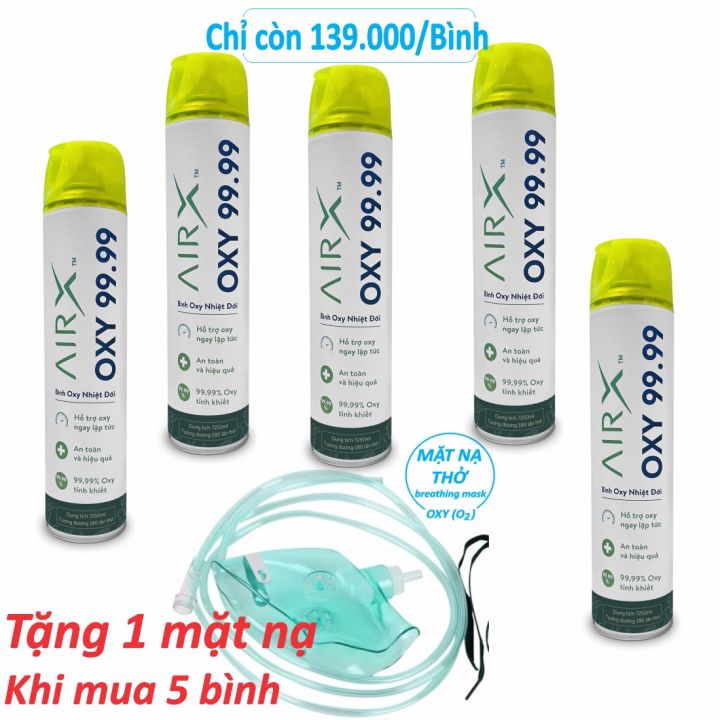 Bình oxy mini cầm tay AIRX OXY 9999 - Tiện lợi mang theo và cất giữ ...