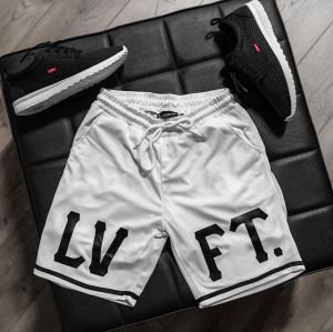 In Stock.Men s LVFT GYM Shorts Summer Fitness Pure Color Running GYM Training Sport Shorts Joggers Draw String Short Pants Trousers LSHW011