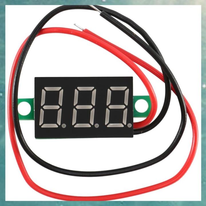 Repairing Led Voltmeter Panel Display Module (OAKF) Mini Digital Voltmeter LED Voltage Display Panel Meter 3.3-30V ...