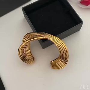 European and American retro metal lines multi-layer cross-wound bracelet