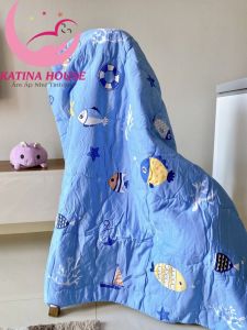 Chăn mền cho bé đi học Katina House chất vải Tencel mềm mại thoáng mát cho bé 1-15t