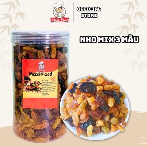 Nho Khô Mix 3 Màu MaxiFood 500G
