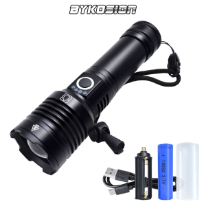BYKOSION Diving Flashlight 2000LM 20W XHP50 LED Scuba Diving Light Rechargeable Waterproof Camping Torch Outdoor Picnic & Climbing Flashlight