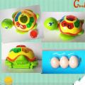 (BÁN GIÁ GỐC) Đồ chơi con rùa đẻ trứng dùng pin AA biết đi, phát nhạc, có đèn siêu chắc chắn, chịu được va đập mạnh, kích thích khả năng âm nhạc cho bé trai và gái trên 1 tuổi siêu đẹp, do choi con vat dung pin phat nhac.