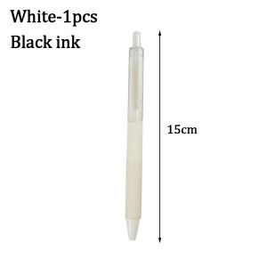 Gel Pen 0.5mm ST Tip Office Supplies Black Ink Stationery for Students Signing Pen Retractable Pen