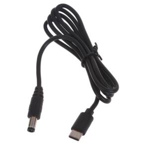 Male Type-C to DC5521 Power Cable Cord USB C to 5.5x2.1mm Male Power Supply Wire Barrels Connector Line