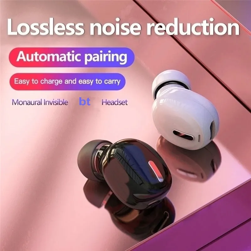 Mini In Ear 5.0 Invisible Wireless Bluetooth Earphone Single Ear