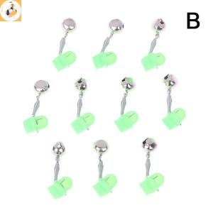 EOY Fishing Bells Clip Fish Bells Bite Alarm Rod Tip Clamp Fish Bite Lure Alarm Alert Single Bell Ring Clip Outdoor Fishing Bell
